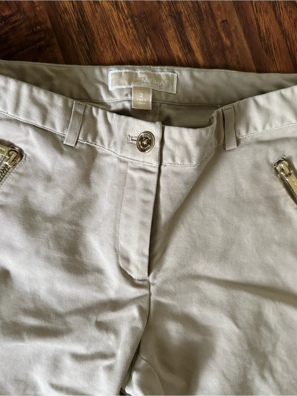 Michael Kor’s Slim Fit Khaki Chinos Women’s 2
